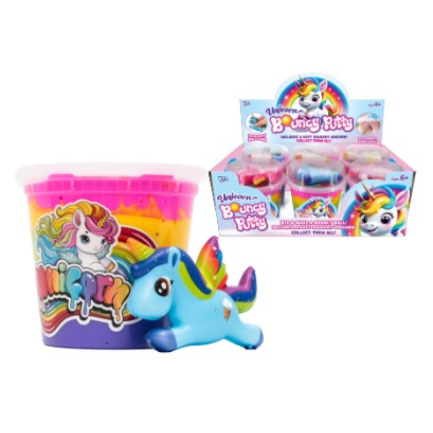 Large Unicorn Bouncing Putty with Soft Squishy