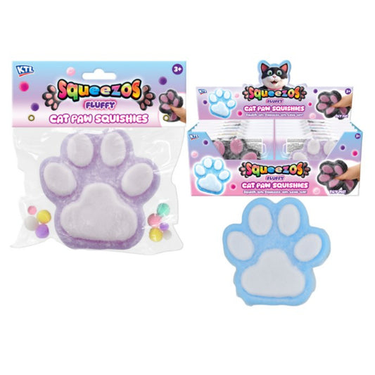 Squeezos Cat Paw Squishes - Fluffy