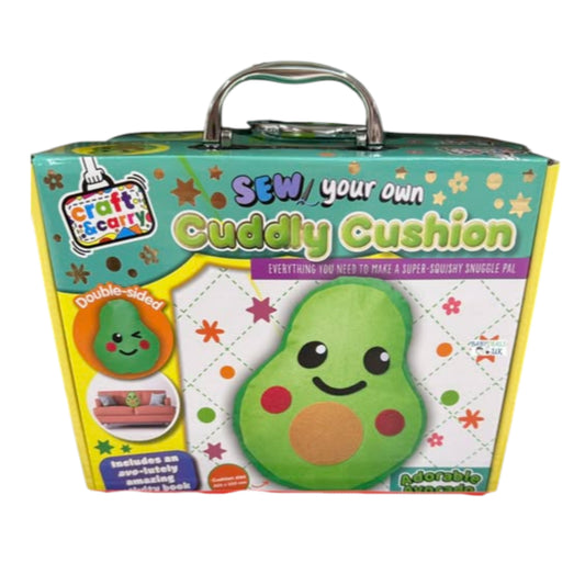 Sew your own Cuddly Avocado Cushion