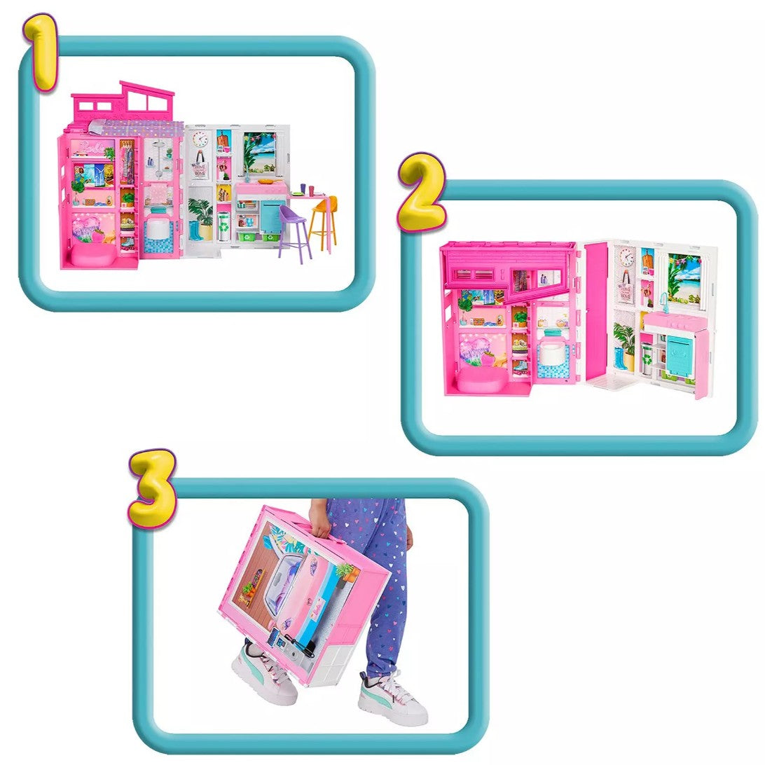 Barbie Getaway House with Doll