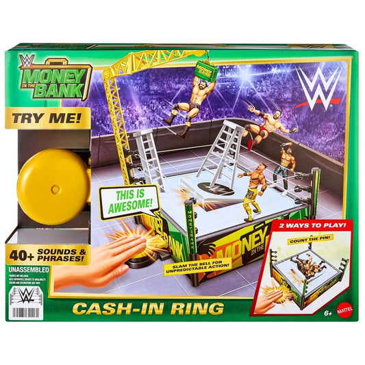 WWE Money In The Bank Cash In Ring playset
