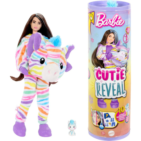 Barbie Cutie Reveal Doll - Zebra