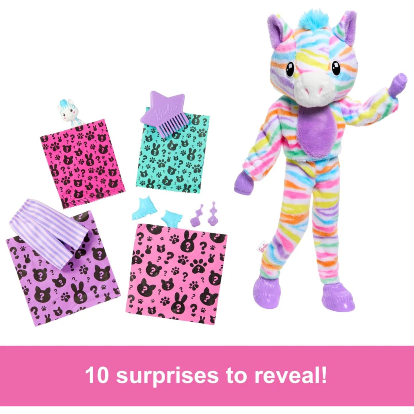 Barbie Cutie Reveal Doll - Zebra