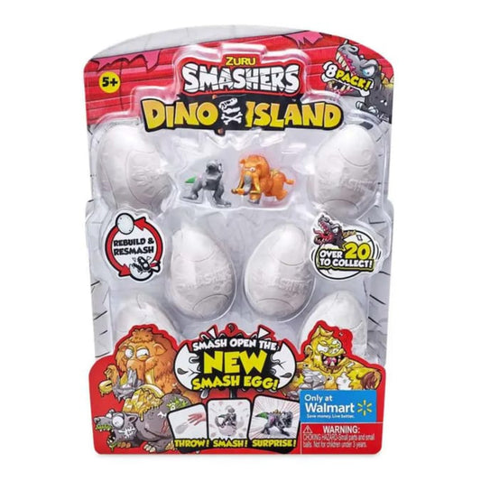 Zuru Smashers Dino Island Mini 8 Pack