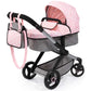 Bayer Design Grey and Pink Pram