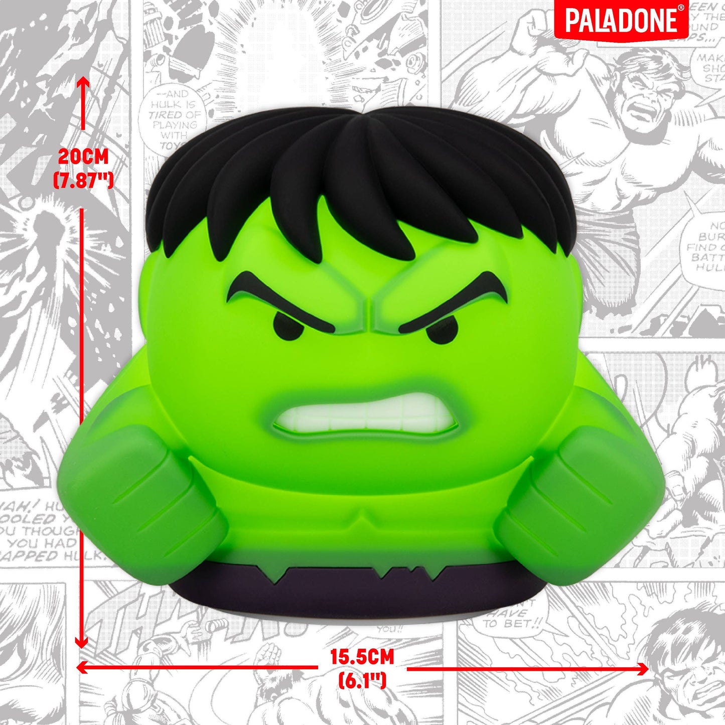 Hulk SquishyGlo Silicone Light Rechargeable