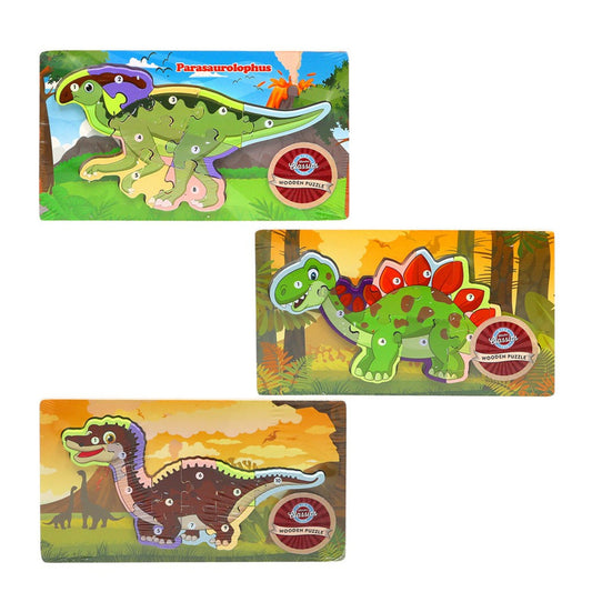 Dinosaur Wooden Puzzle - Assorted Designs