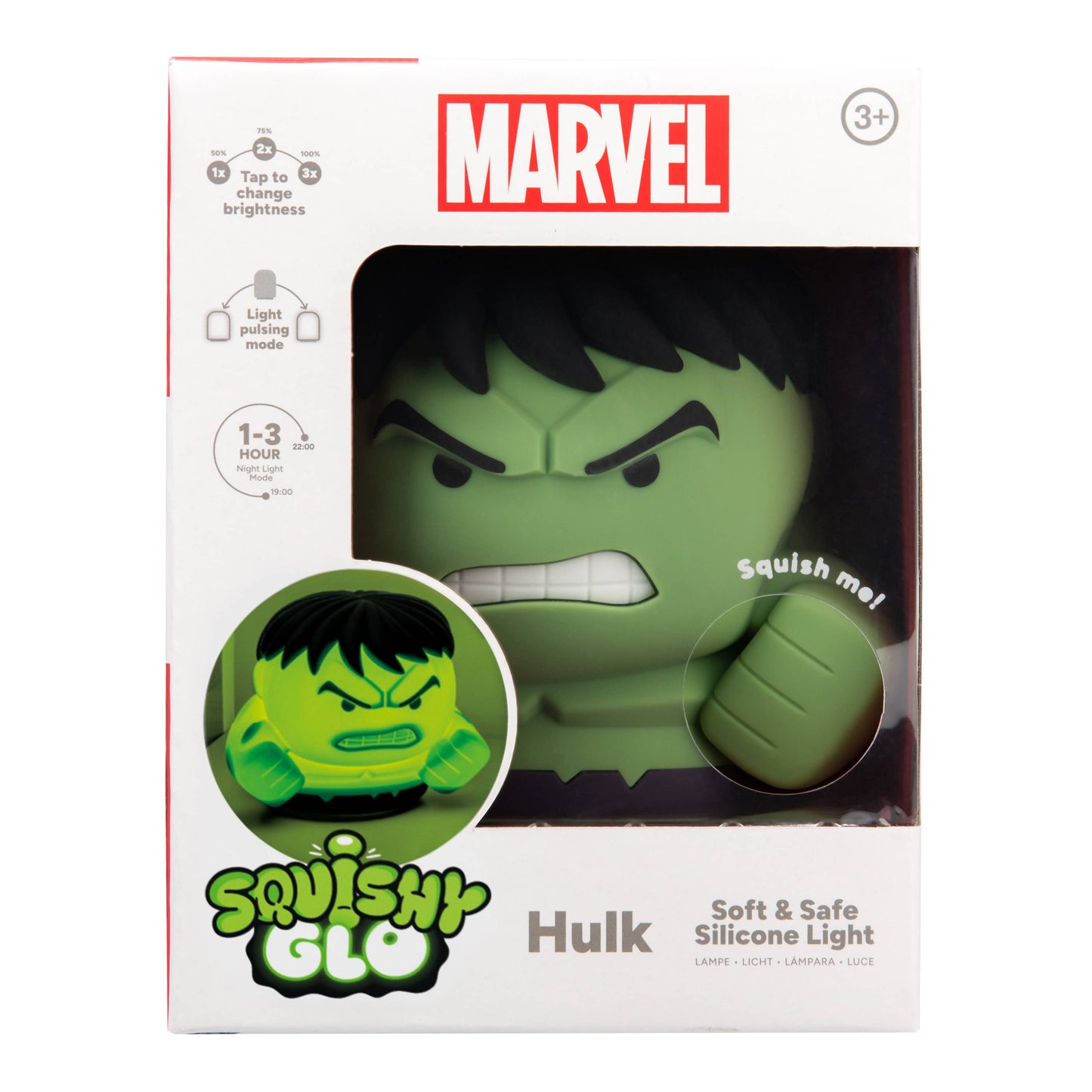 Hulk SquishyGlo Silicone Light Rechargeable