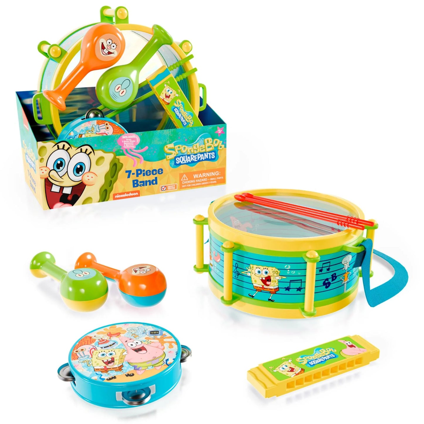 Spongebob 7-Piece Band Set