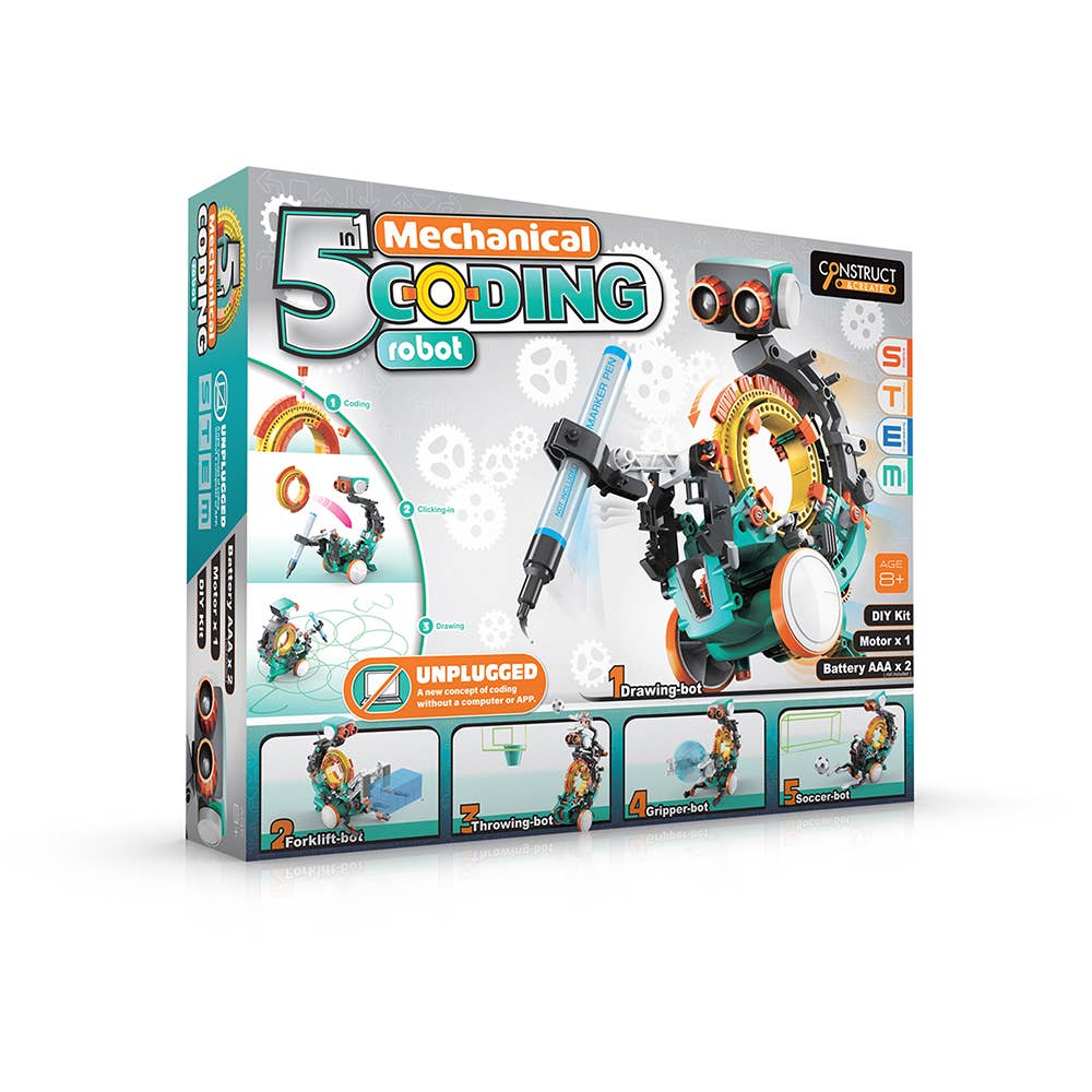 5 in 1 Mechanical Coding Robot