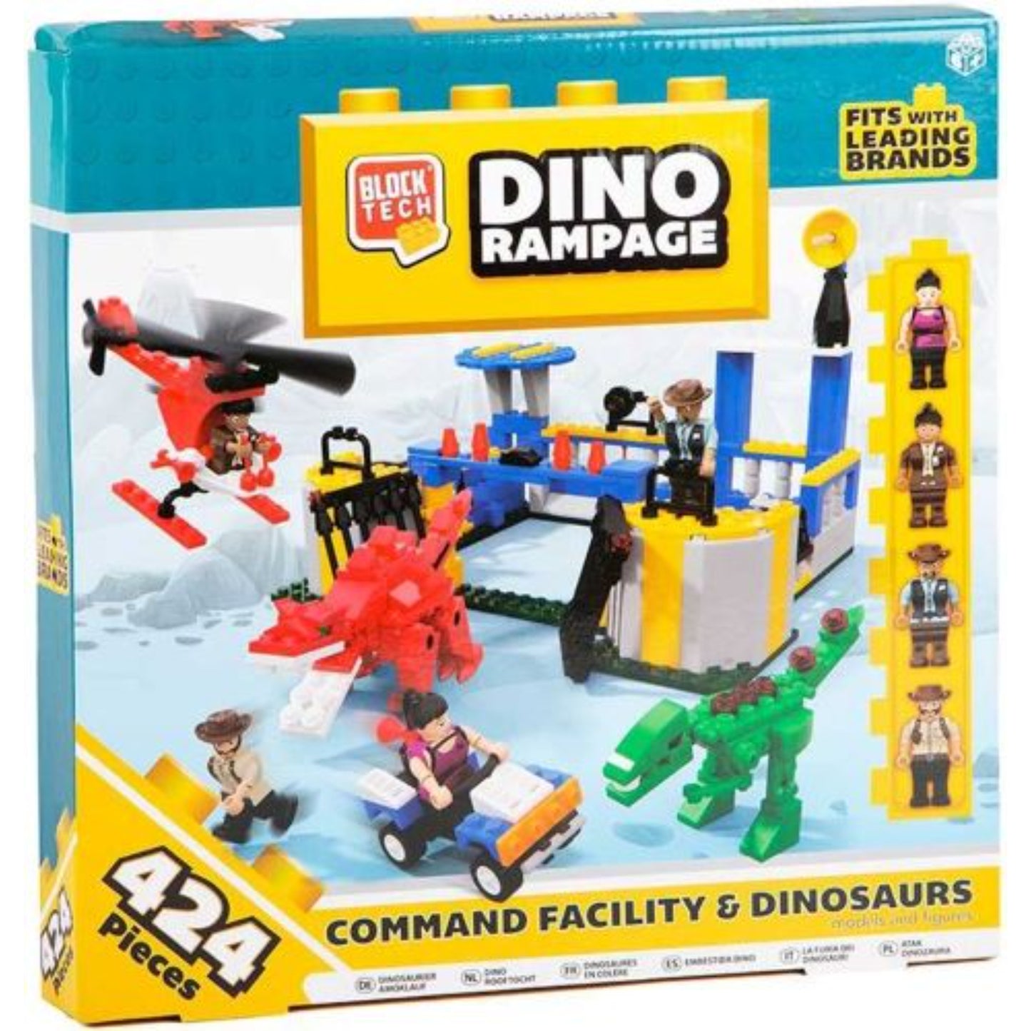 BLOCK TECH DINO PEN RAMPAGE 424 PCS