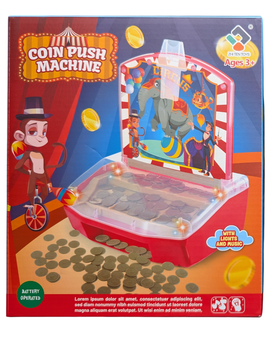 Coin Pusher Machine - Circus Theme