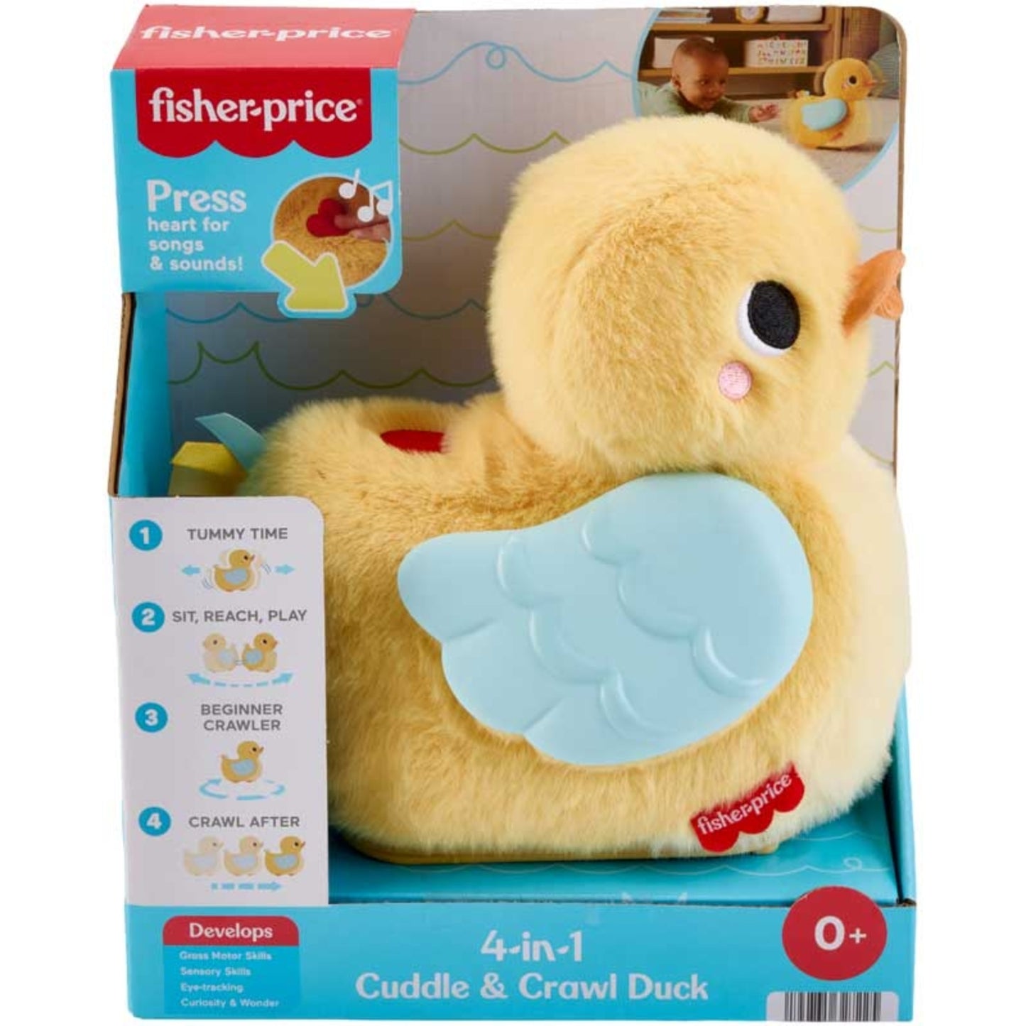 Fisher Price 4 in 1 Cuddle & Crawl Duck