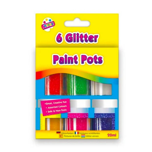 Artbox 6 Glitter Paint Pots