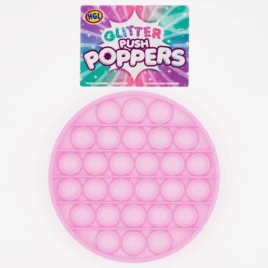 Glitter Push Poppers - Circle - 3 Colours