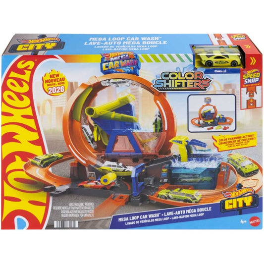 HOT WHEELS CITY MEGA CAR WASH - 2026