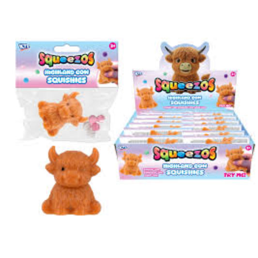 Squeezos Highland Cow Squishies
