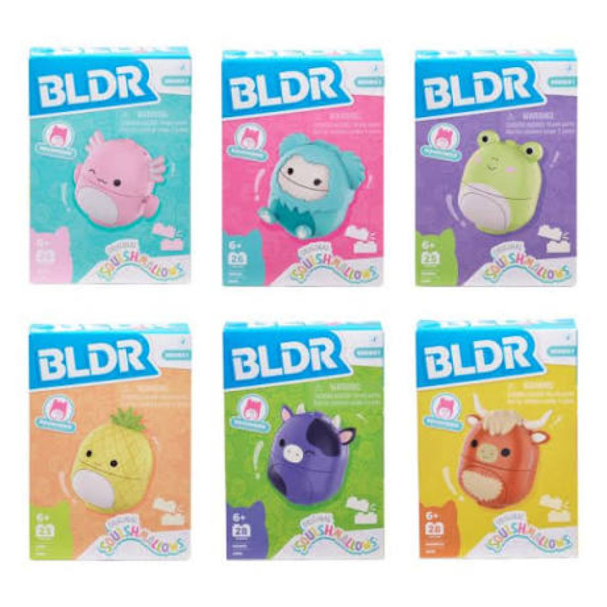 BLDR Squishmallows Building Set - 6 Designs