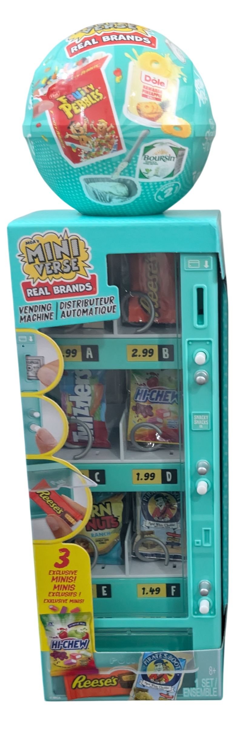 Miniverse Vending Machine + 1 Real Brands Ball