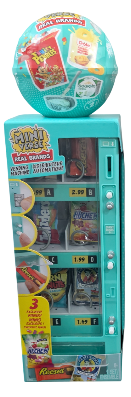 Miniverse Vending Machine + 1 Real Brands Ball