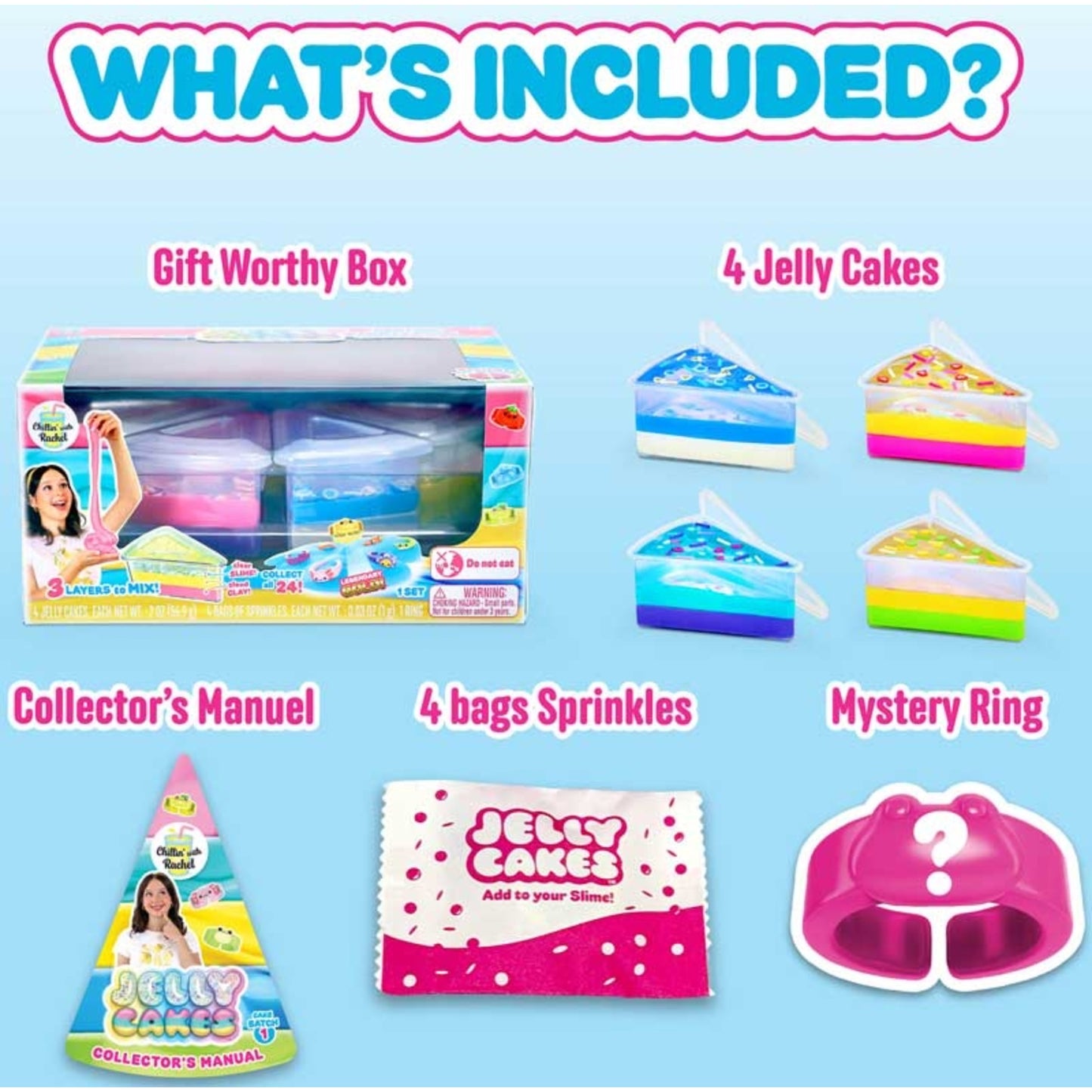 JELLY CAKES CHILLIN CAKE BESTIE PARTY PACK ASSORTED