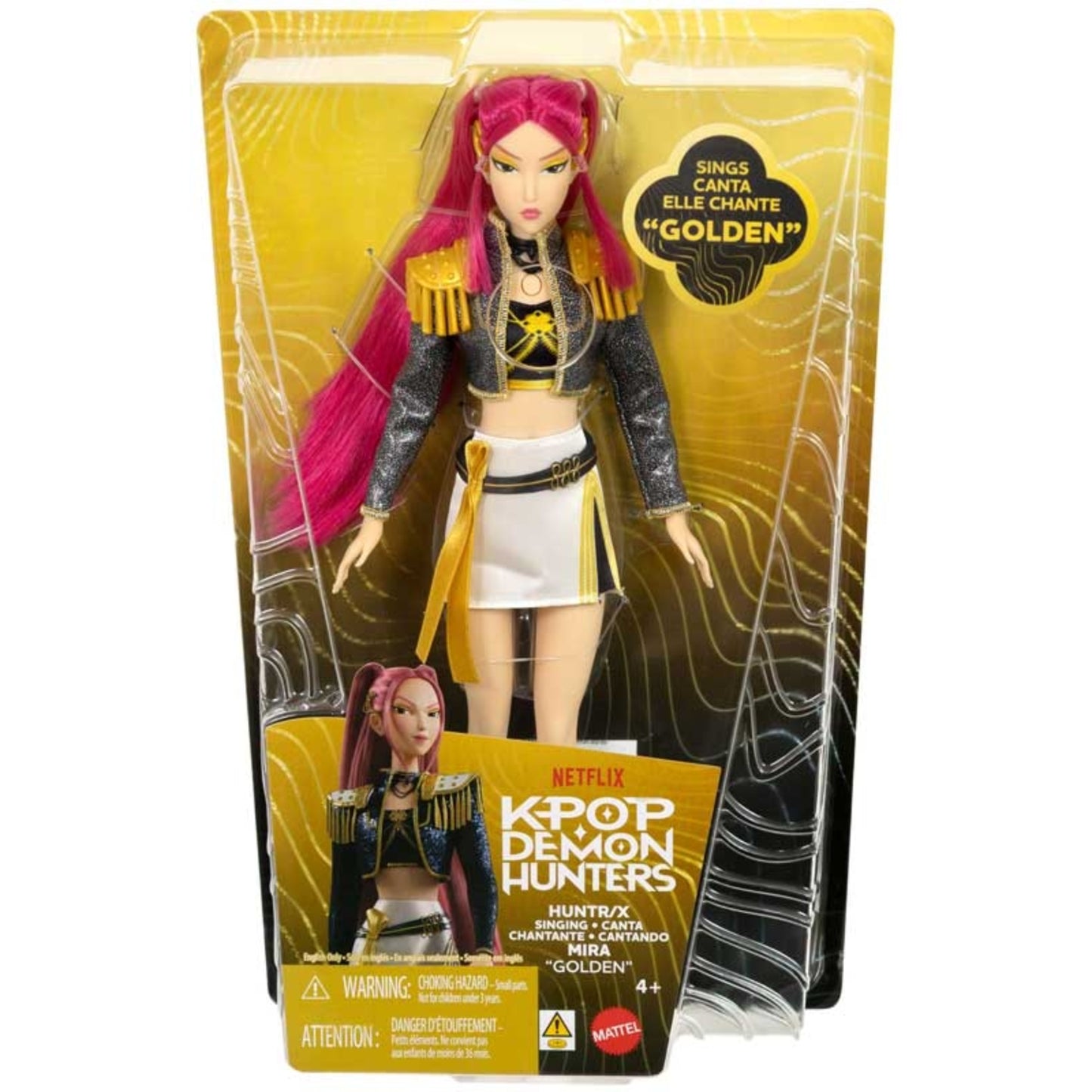 KPOP Demon Hunter  Official Golden Singing Doll - Mira