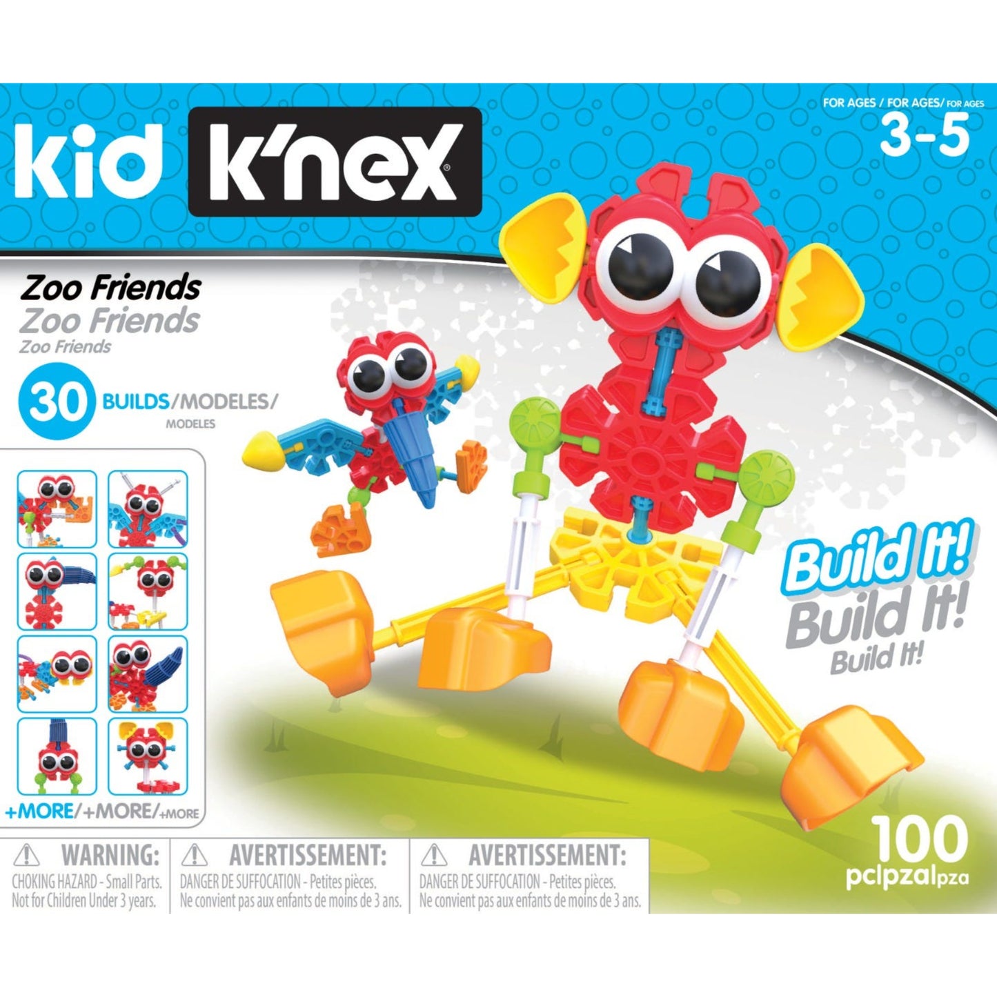 Kid Kinex Zoo Friends - 55 Pcs