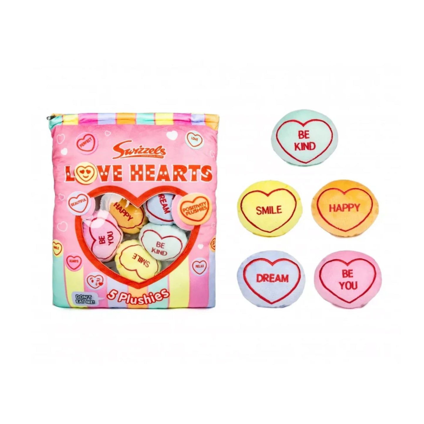 Giant Plush Swizzels Love Hearts