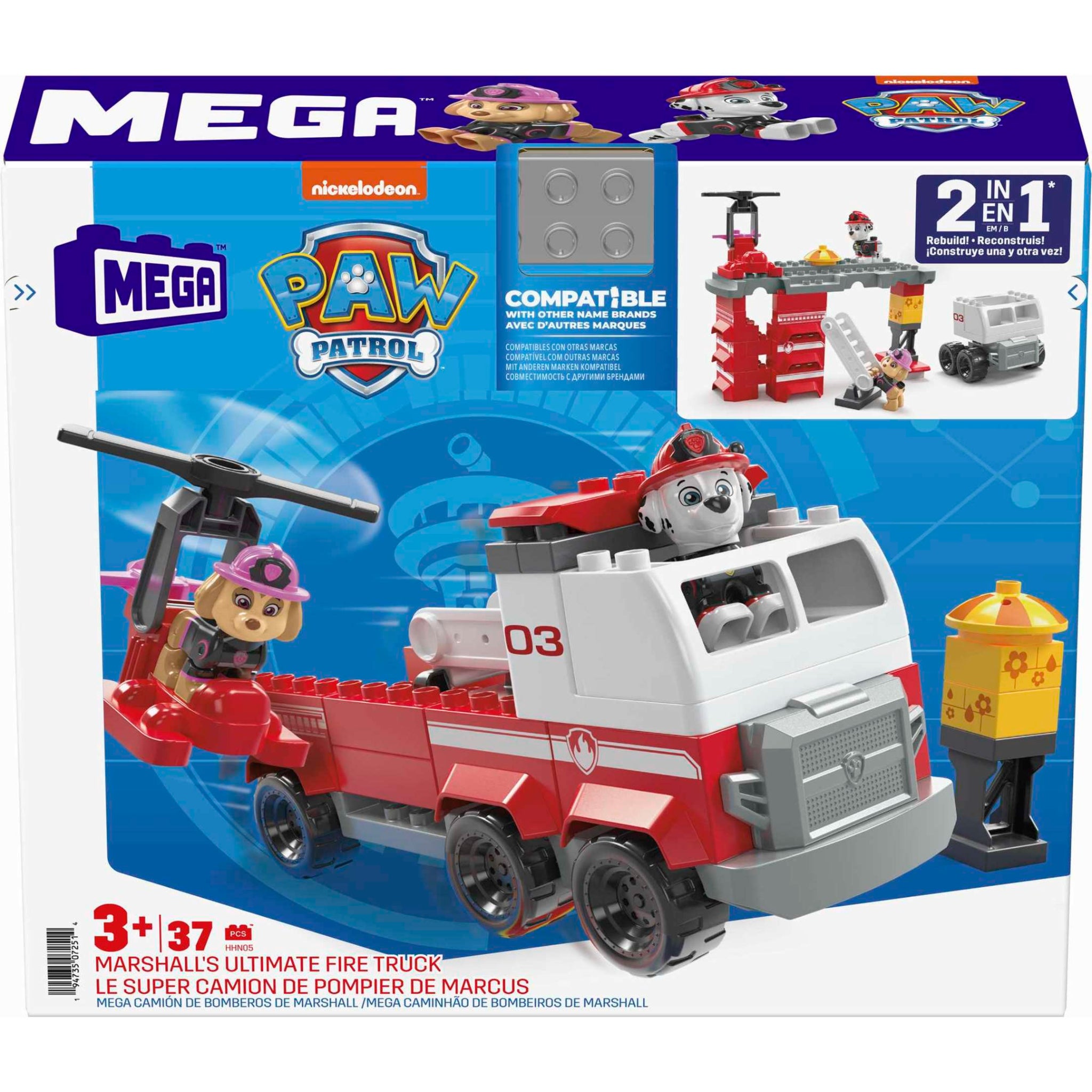 Paw Patrol Mega Bloks Marshalls Ultimate Fire Truck Play4Ever