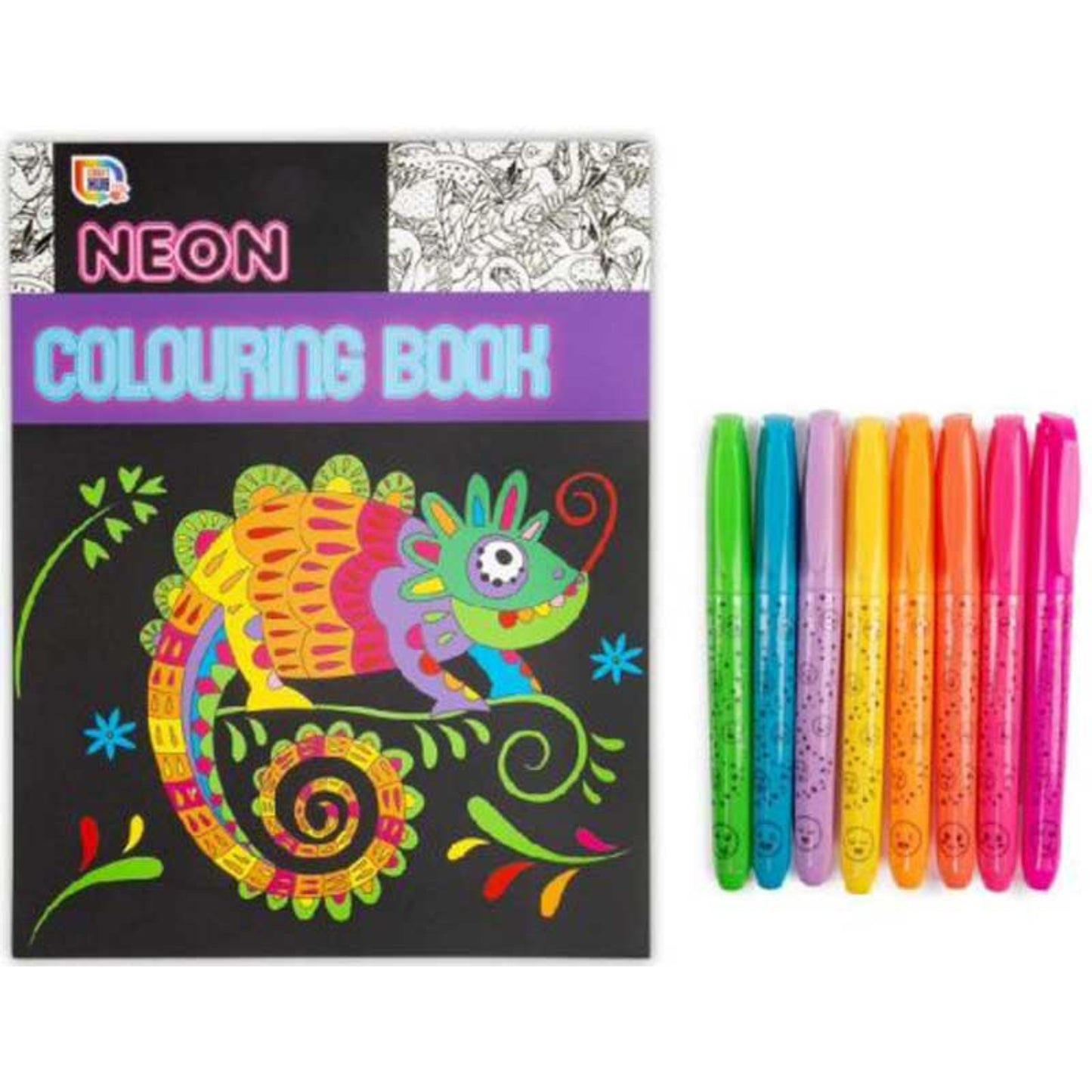 Neon Colouring Set