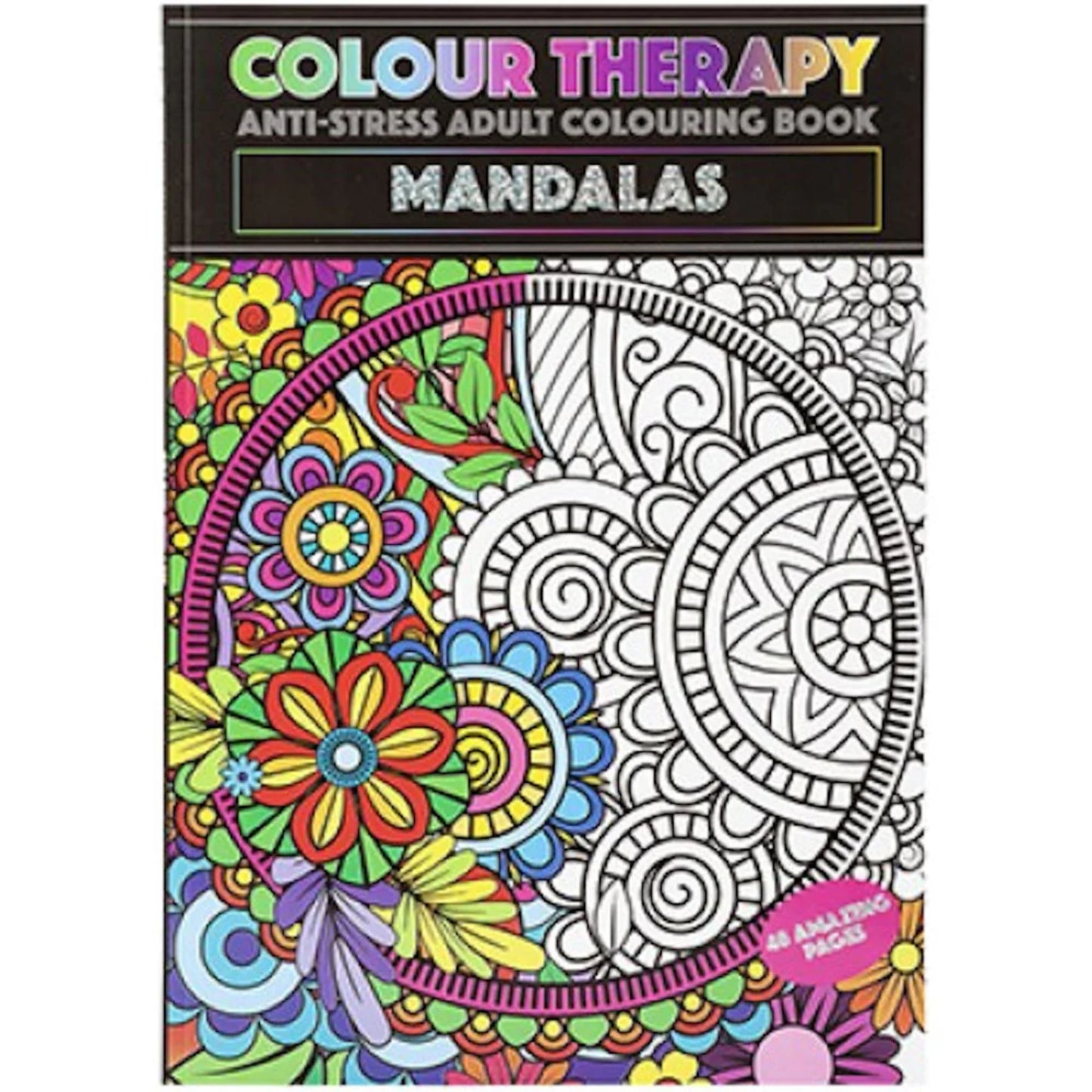 Colour Therapy Anti Stress Colouring Book - Mandalas