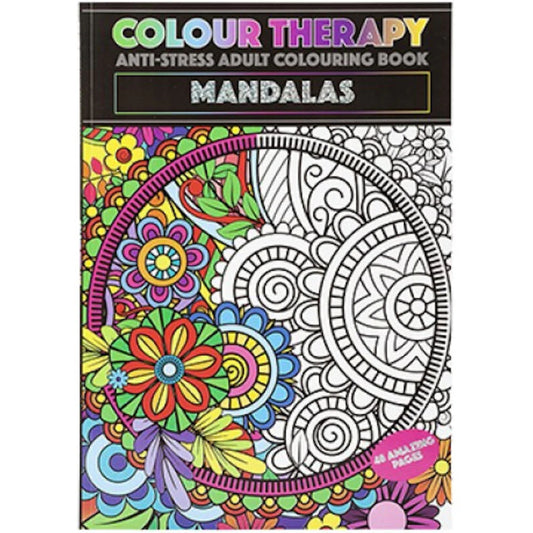 Colour Therapy Anti Stress Colouring Book - Mandalas
