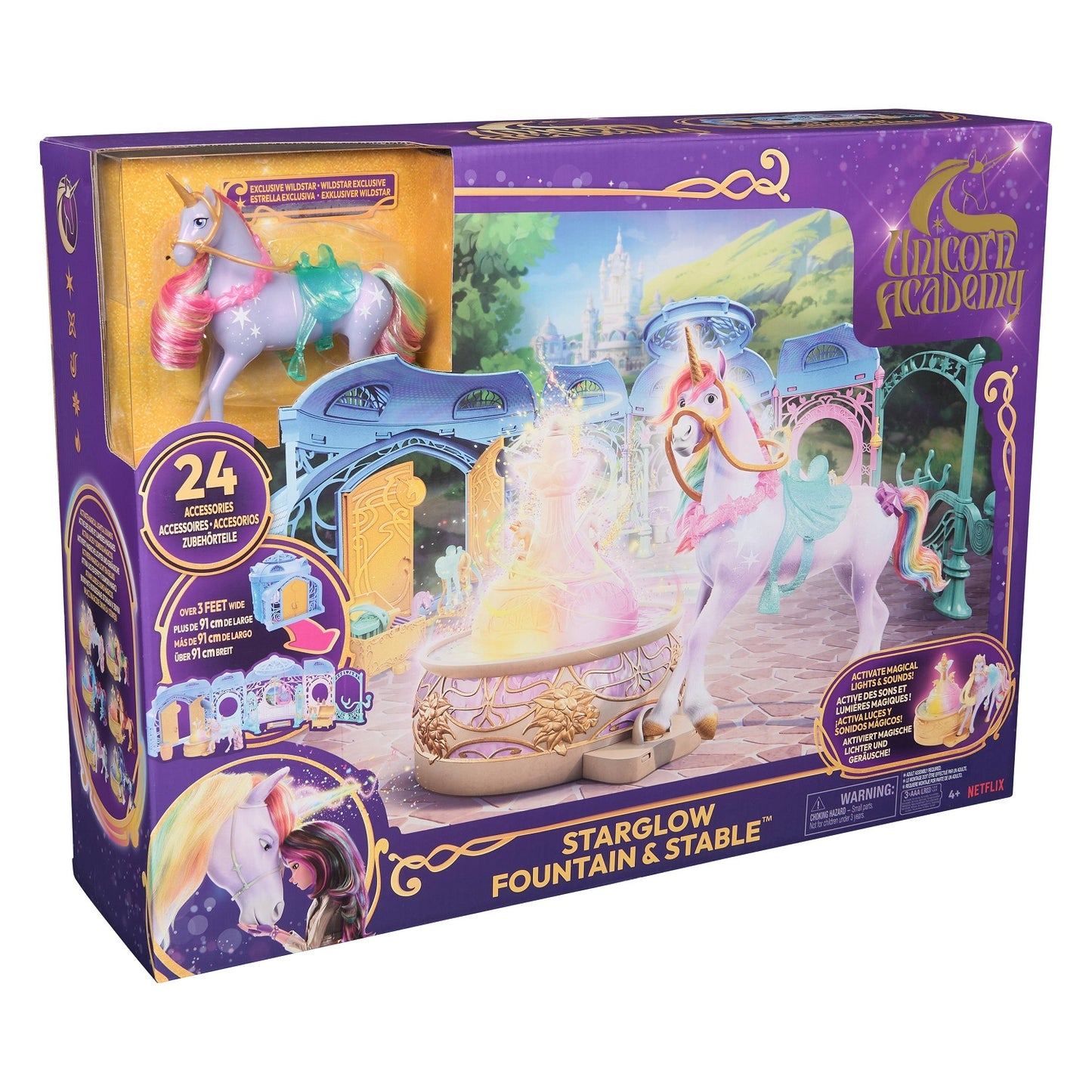 Unicorn Academy Starglow Fountain Stable