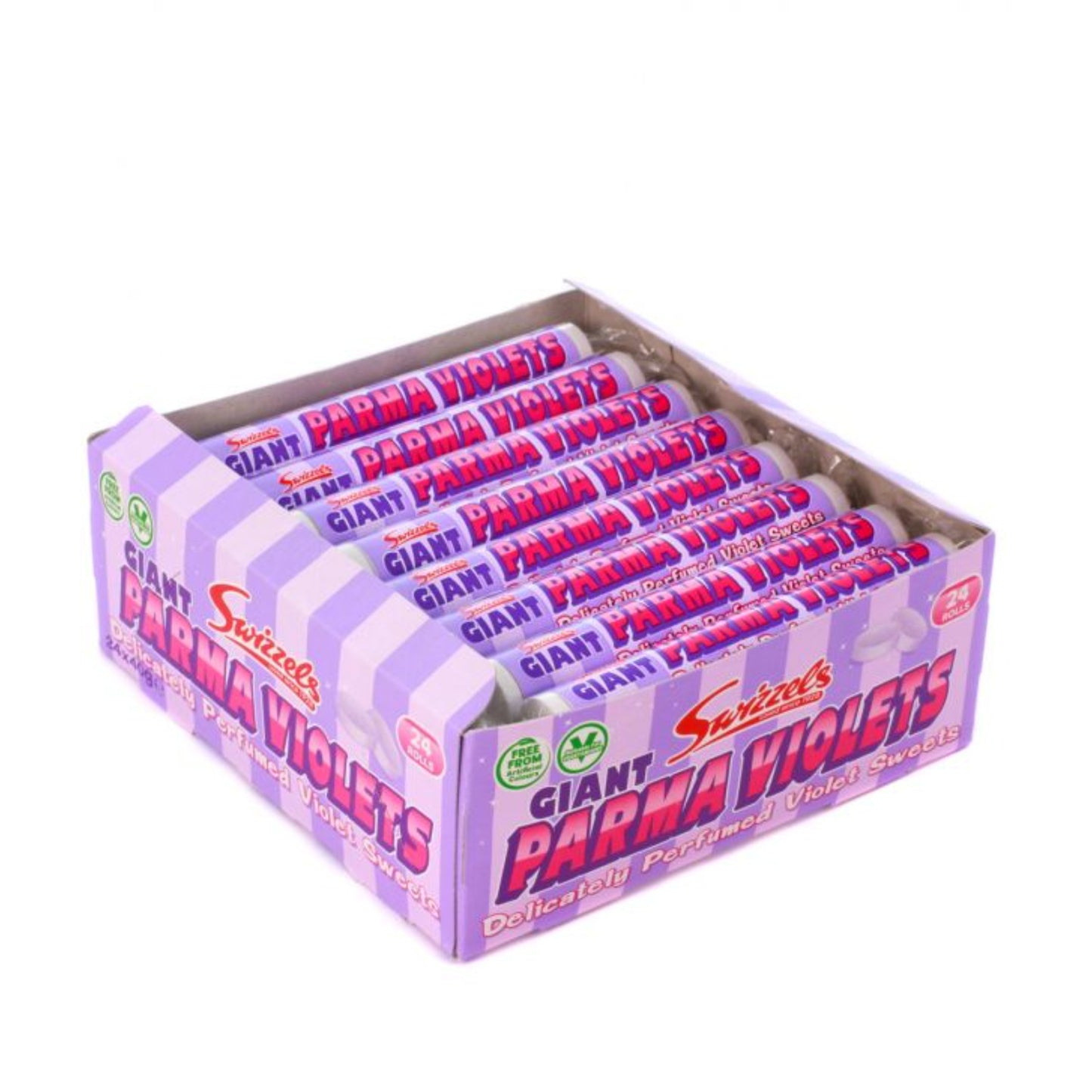 Swizzels Giant Parma Violets - 24 Rolls