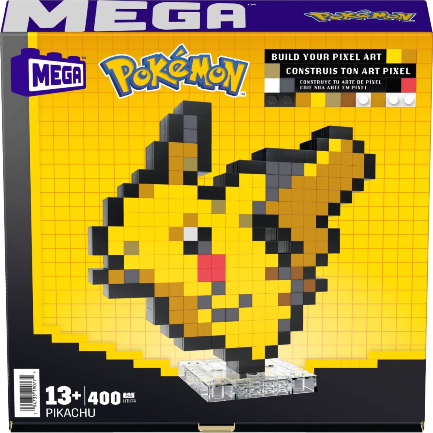 Pokemon Build Your Own Pixel Art Pikachu