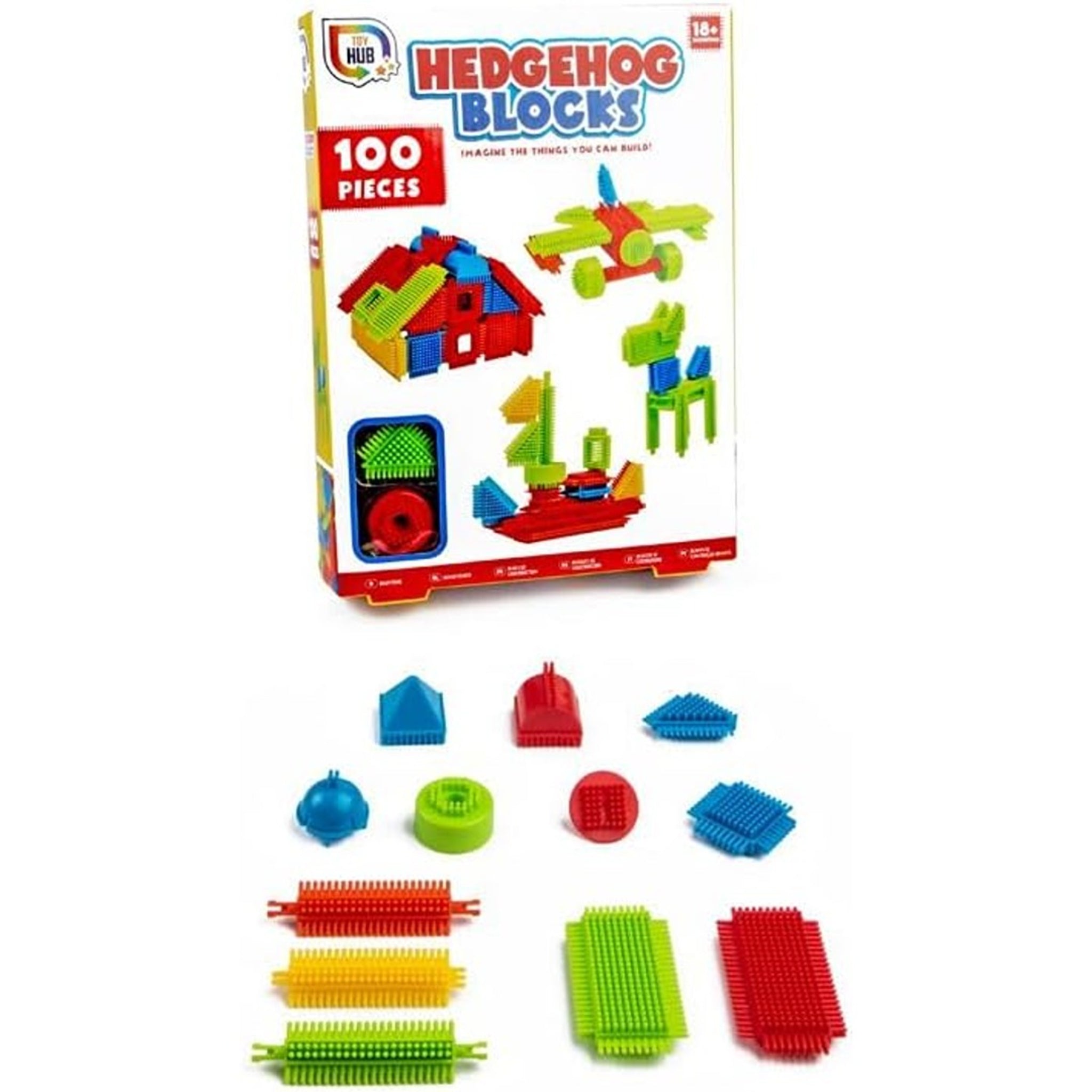 Hedgehog Blocks 100 Pieces – Play4Ever