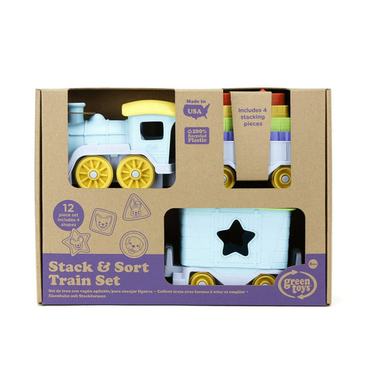 Green Toys - Stack and Sort Train Set