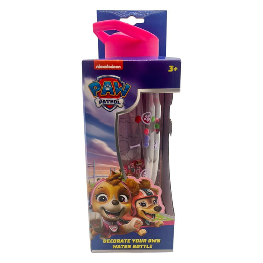 Paw Patrol DYO Water Bottle - Pink