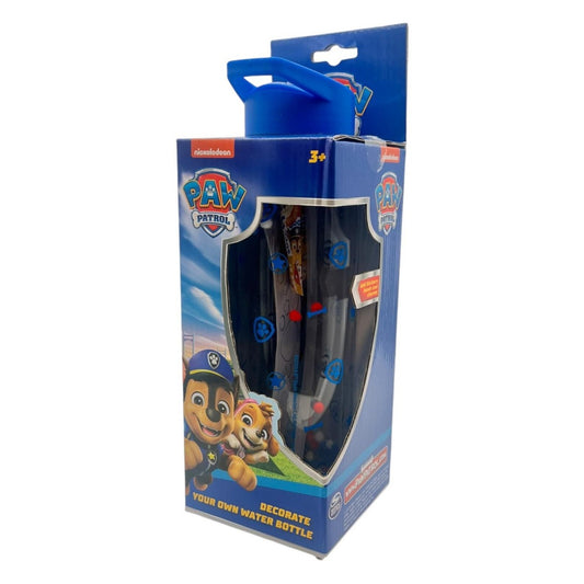 Paw Patrol DYO Water Bottle - Blue