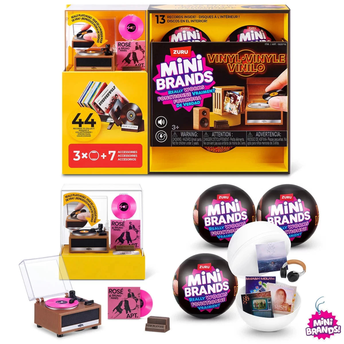 Mini Brands Vinyl with 3 Balls
