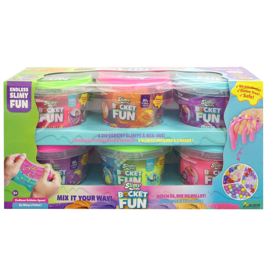 Slimy Bucket Fun - 6 Pots