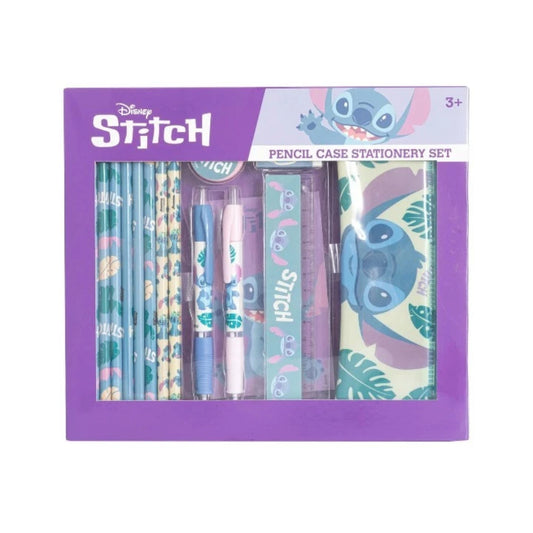 Stitch Pencil Case Stationairy Set