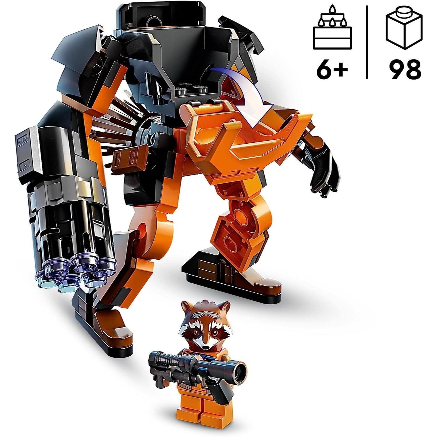 Lego Marvel Rocket Mech Armour