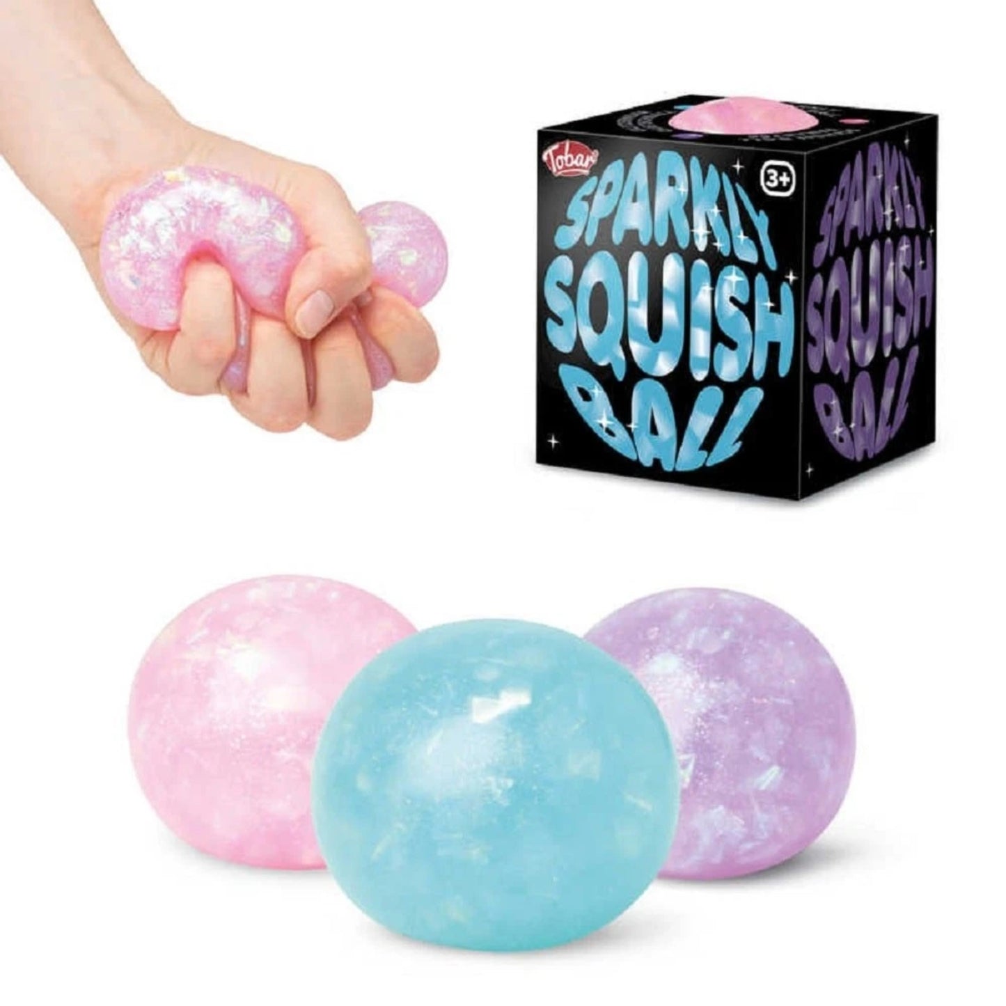SCRUNCHEMS SPARKLY SUPER SQUISH BALL