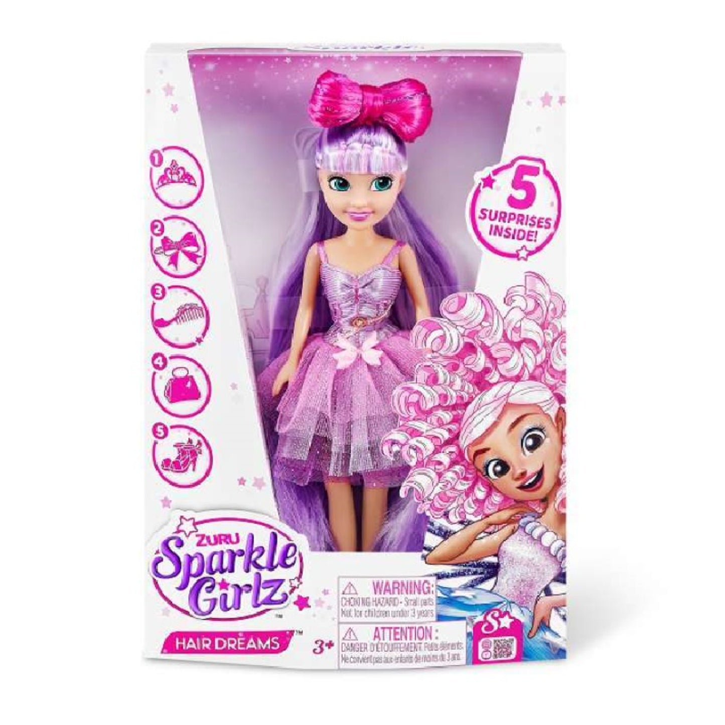 Sparkle Girlz 10.5" Hair Dreams Dolls