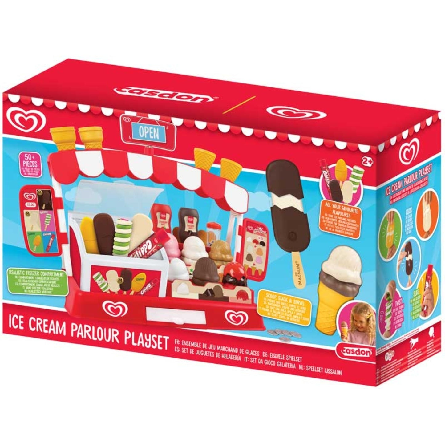 Casdon Cornetto Ice Cream Parlour 3 Piece Set
