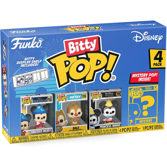 Bitty Pop Disney - Sorcerer Mickey 4 Pack Set