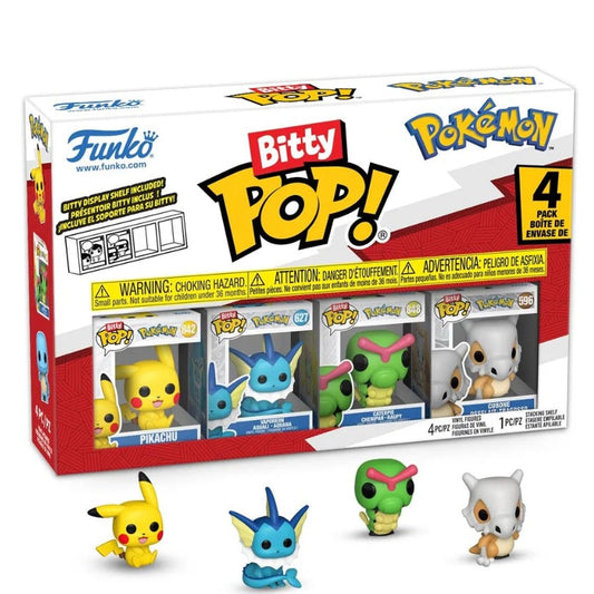 Bitty Pop Pokemon 4 Pack