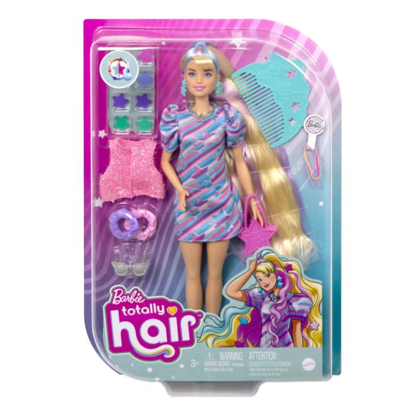 Barbie Totally Hair Star Doll and Accessories