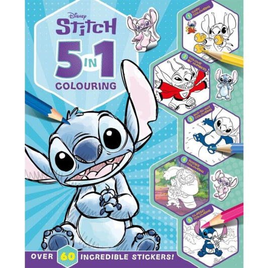 Stitch 5 in 1 Colouring